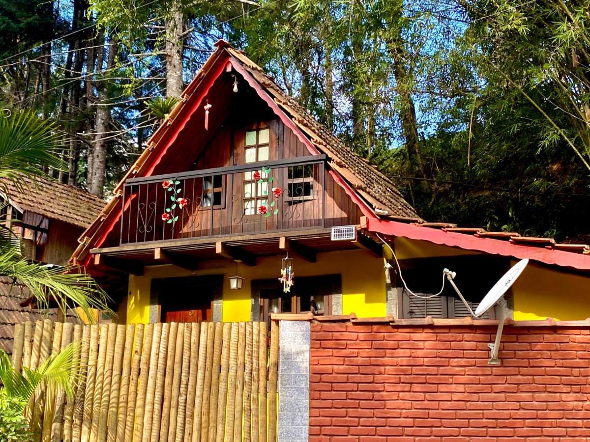 Apartmán Chale 1 Alto Na Montanha, Com Lareira E Wi-Fi Visconde de Mauá Exteriér fotografie