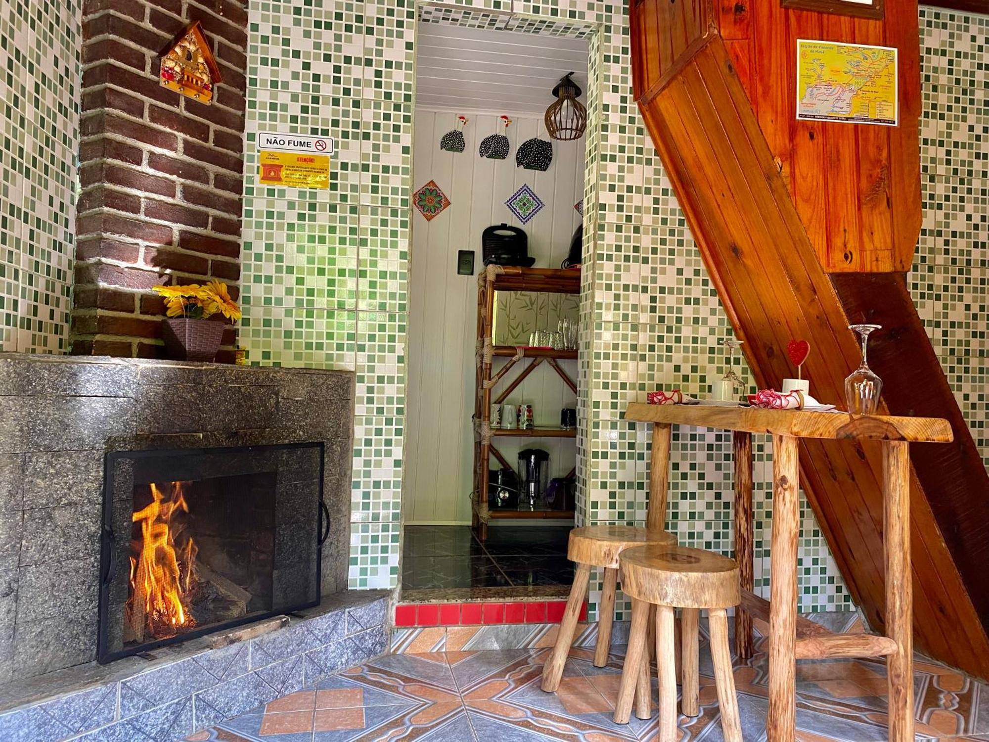 Apartmán Chale 1 Alto Na Montanha, Com Lareira E Wi-Fi Visconde de Mauá Exteriér fotografie